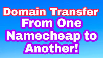 How To Transfer Domain From one Namecheap Account to Another Namecheap Account | Tech Spike
