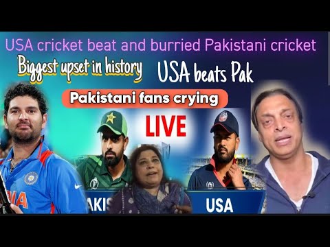 USA beat and buried Pakistani cricket in Dallas. Cricket fans crying