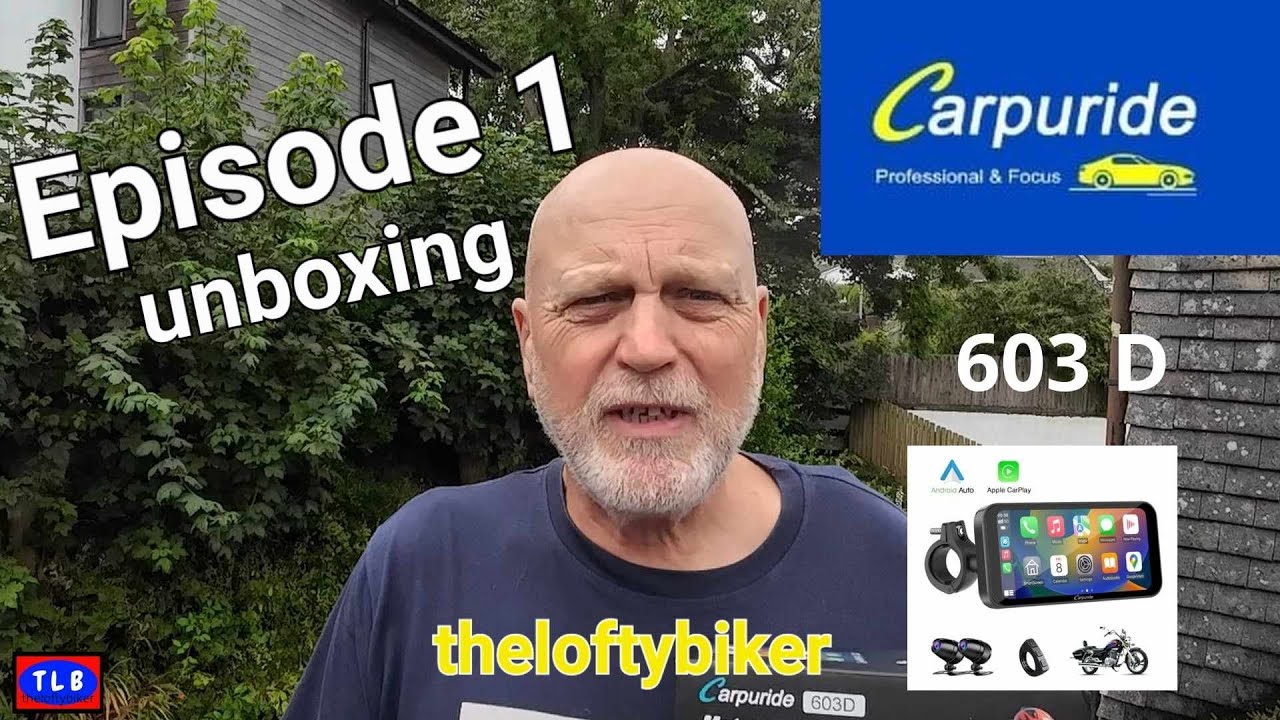 Carpuride 603 DUnboxing.., Motorcycle Navigation Carplay