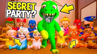 NEW Baby! Baby Dino VS Baby In Yellow! FULL Party! Funny Moments Baby in Yellow