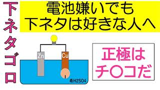 【高校化学】#1 下ネタ語呂合わせで電池を完璧に（ボルタ・ダニエル編）