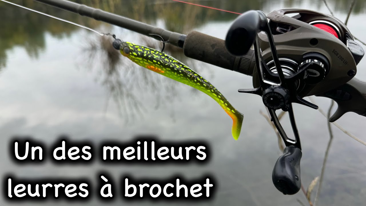 Pêche du brochet au Rogen Shad de chez décathlon 
