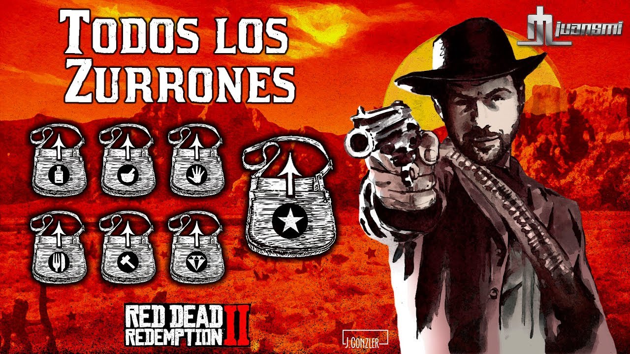 Red Dead Redemption 2 | Todos los zurrones / All Satchels - YouTube