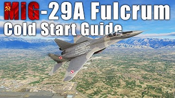 Quick Cold Startup For The MiG-29A Fulcrum - DCS World