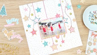 Joyful Day | 12x12 Scrapbook Layout | Cocoa Vanilla Studio Design Team