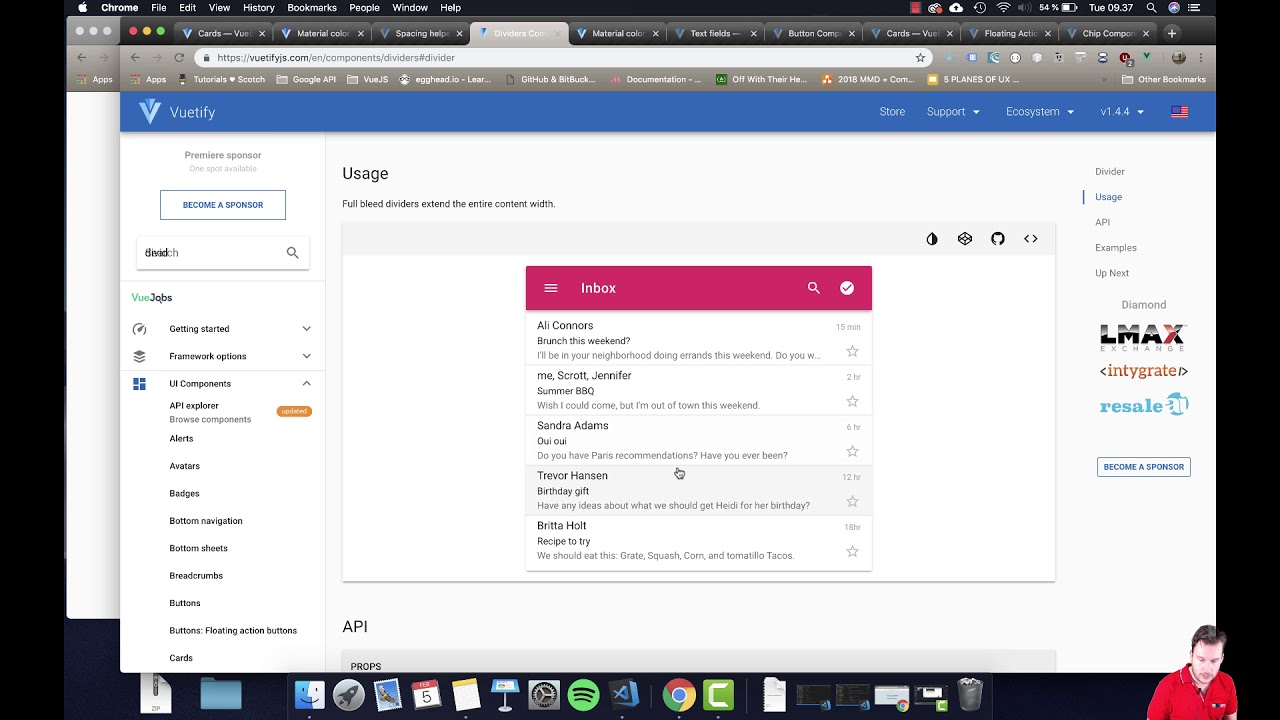 Vuejs | Level 2-4: Vuetify Padding, Margin, Dark Theme