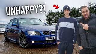 UNHAPPY?! Meeting The Winner Of My SALVAGE BMW 335D!