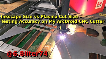 Inkscape-formaat versus plasmasnijformaat – Nauwkeurigheid testen op mijn ArcDroid CNC-snijmachine
