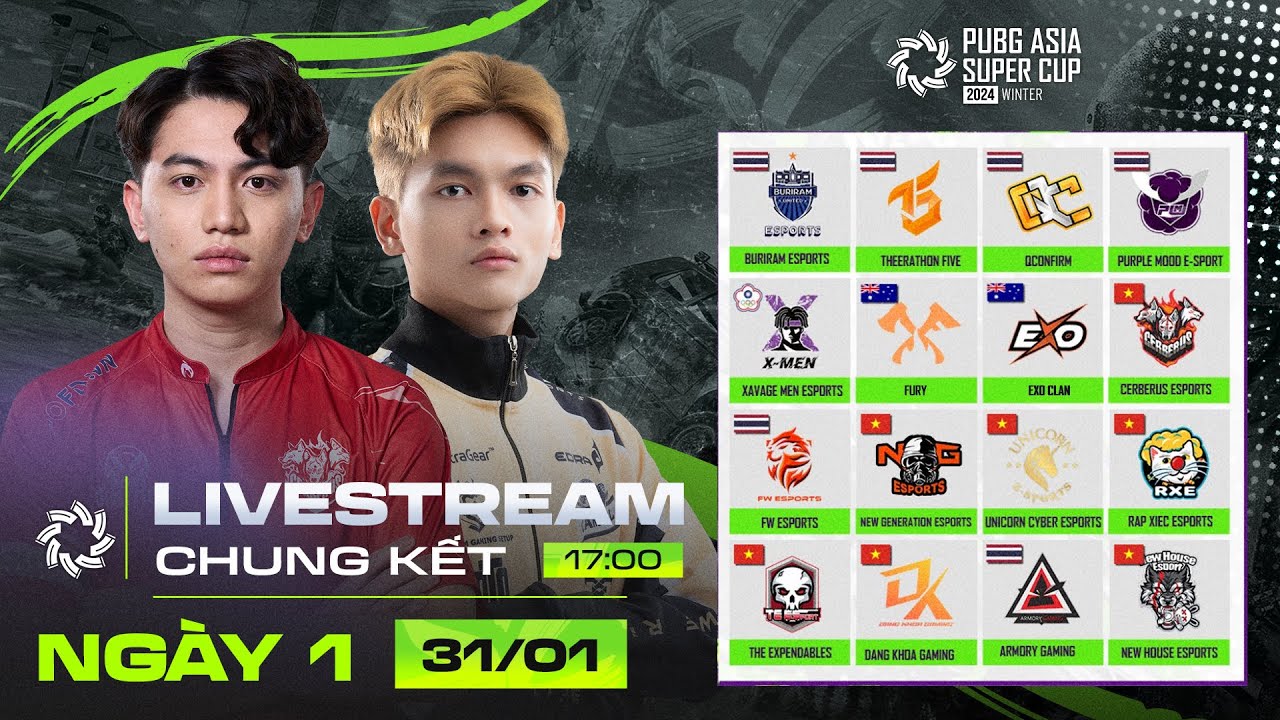 🏆PASC 2024 Winter Chung Kết Ngày 1 CES, TE, UNC, NGE, NHE, DK, NHE