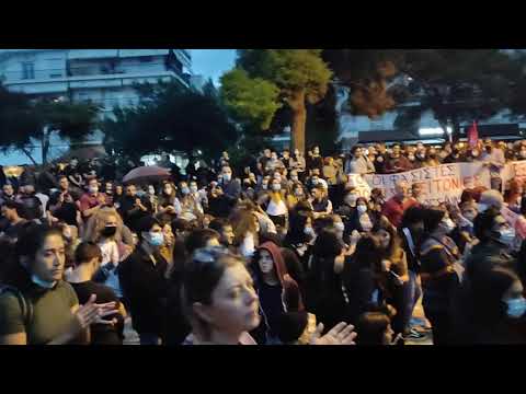 THESSTODAY.GR - Συγκέντρωση διαμαρτυρίας στην πλατεία Τερψιθέας στη Σταυρούπολη