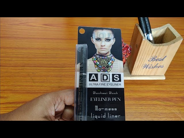 ADS Eyecare Black Waterproof Pencil Kajal With Yanqina 36H Black Sketch  Eyeliner