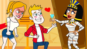 Clue Hunter (Lion Studios) - New Level Update -Jerk Cheating BF - Funny Noob Vs Pro Android Gameplay