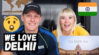 Go DELHI Go | Delhi, INDIA in Two Minutes | You HAVE to SEE This! | Foreigners REACTION!