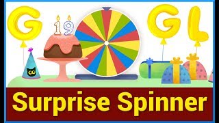 Google Birthday Surprise Spinner