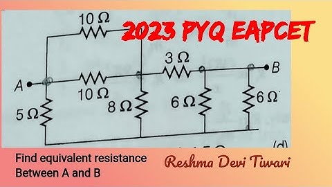 Circuit diagram problem....PYQ EAPCET TELANGANA 2023 ..... current electricity