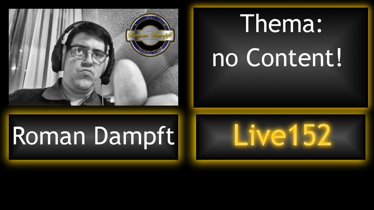 Roman Dampft Live! 