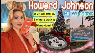 5 minute walk from Disneyland, and an affordable rate?! Howard Johnson Hotel is a great value💖
