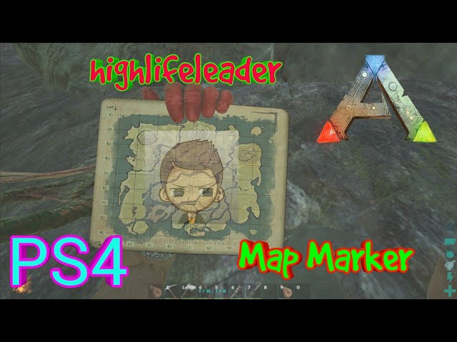 How To Use Map Marker On Ark For Ps4 Youtube