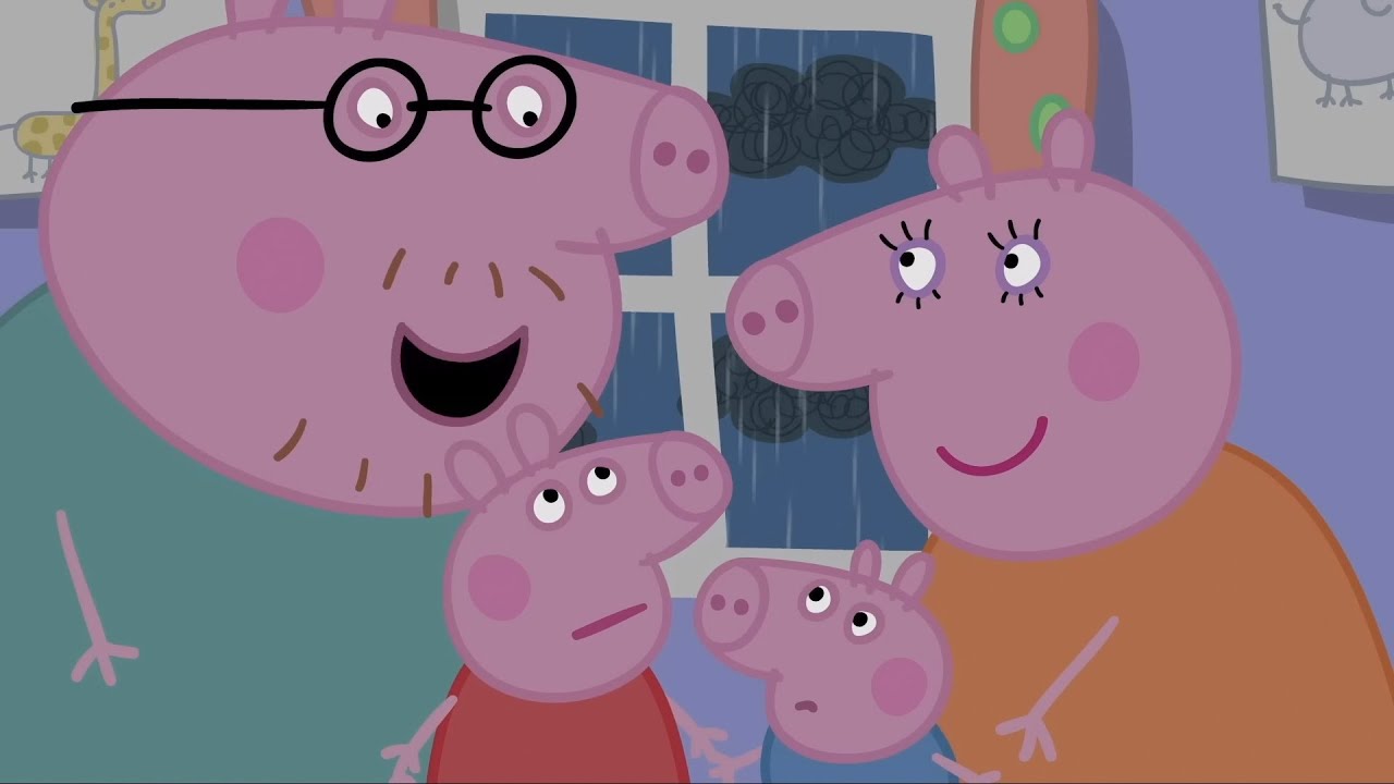 Peppa Malac | Vihar | Rajzfilmek gyerekeknek