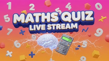 Maths quiz live stream 2025  | Can you solve this genius maths quiz?