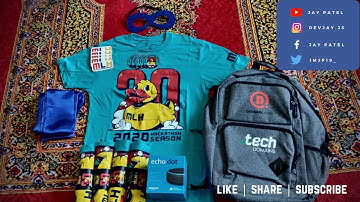 MLH swag box Unboxing | MLH | Major League Hacking | Swags | MLH Hackathon