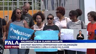 Sindprof reafirma compromisso com valorização dos professores e apela à união da classe | Fala CV