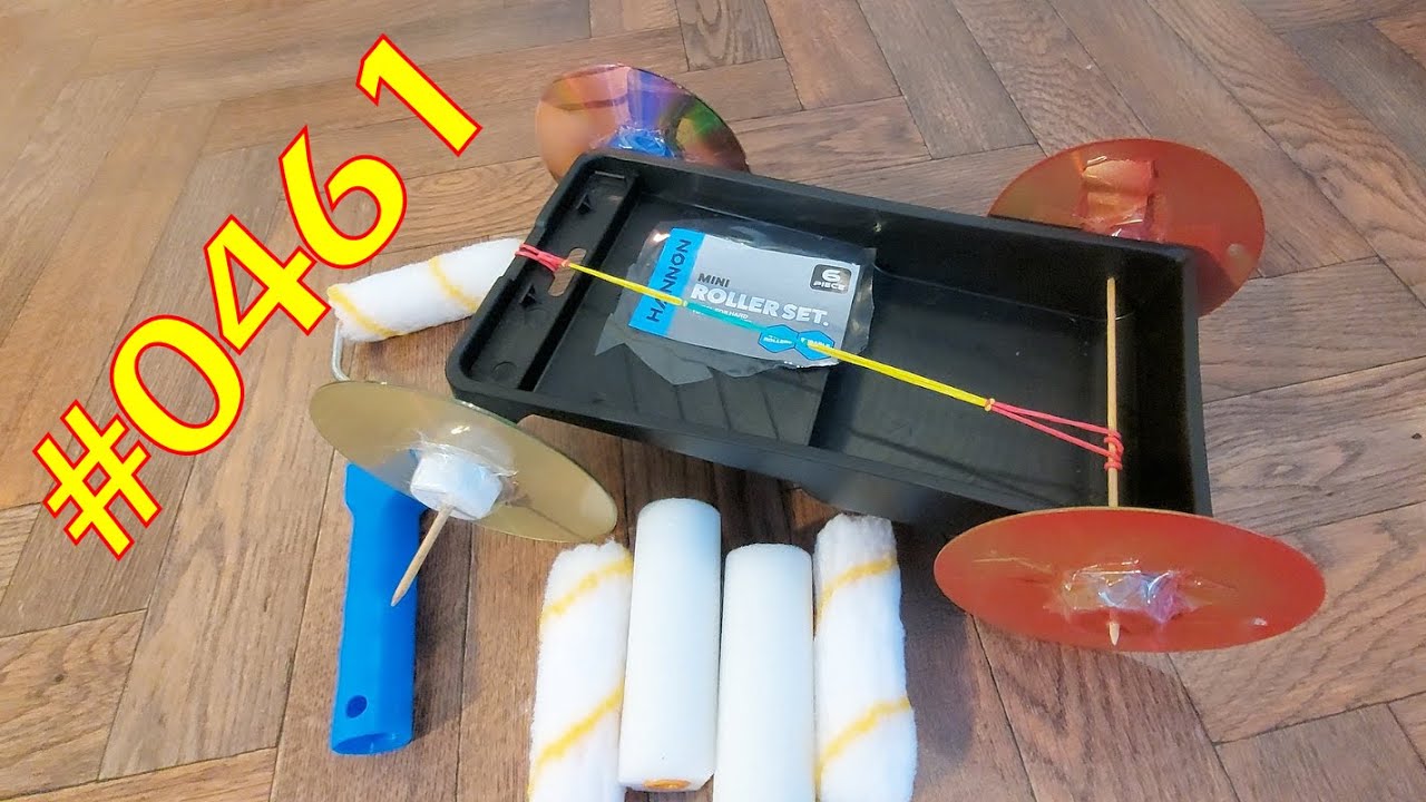 Put a rubber band on it 0461 Mini Paint Roller Tray RBPC - YouTube