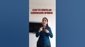 Icebreaker Speech || What, Why , How || Toastmasters || Public Speaking #shorts #viralshorts