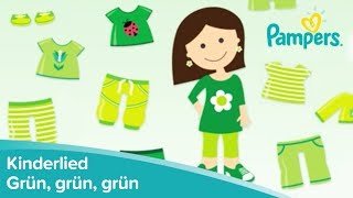 Video voorbeeld van "Grün, grün, grün: Kinderlieder zum Anhören und Mitsingen | Pampers"