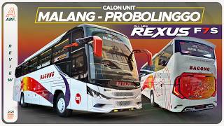 BAGONG SIAP GEMPUR TRAYEK MALANG - PROBOLINGGO !! Pakai Unit New REXUS F7S Karoseri PIALA MAS