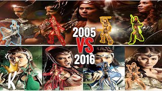 ENCANTADIA: 2005 VS 2016 TRANSFORMATIONS | Split Screen Comparison