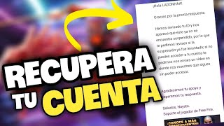 CUENTA SUSPENDIDA POR CONTRACARGO FREE FIRE 2021  SOLUCIÓN PASO A PASO 