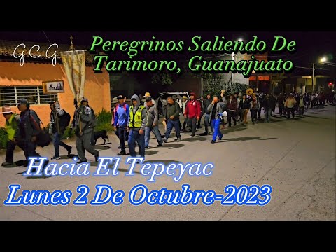 Tarimoro, Guanajuato, Peregrinacion hacia la Vasílica de Guadalupe Ciudad De México, 2023