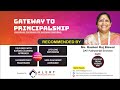 Gateway to principalship i recommendation i rashmi raj biswal