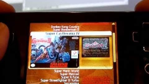 gp2x wiz SNES Frontend