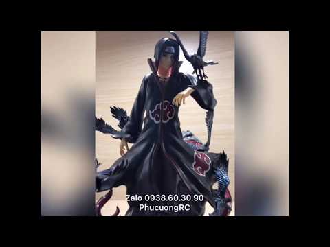 Video Mô hình Uchiha Itachi Akatsuki - Mô hình Naruto - youtube