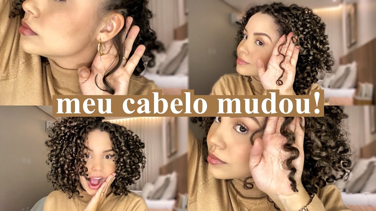 Tour pelo meu cabelo cacheado e mudanças! Textura, curvatura, finalização, day after...