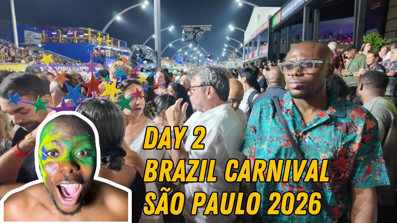 Day 2 of Carnival here in São Paulo, Brazil 🇧🇷 and the energy just keeps rising! 🔥✨