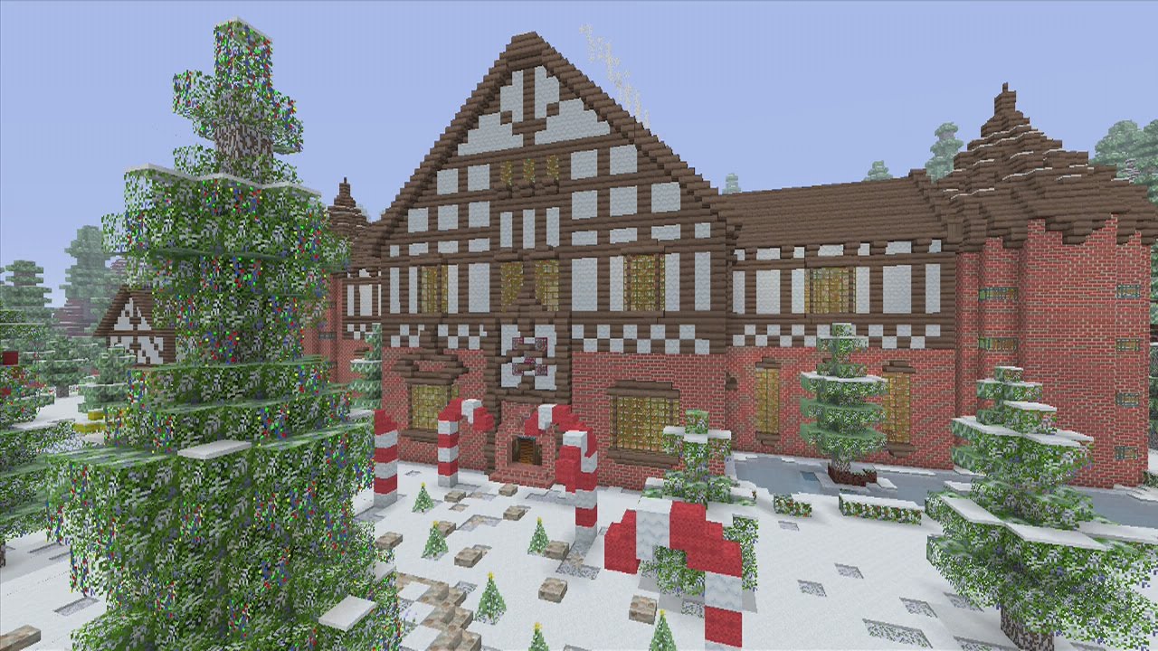 LAUGHING FIT!! Santa's Workshop Murder Mystery- Minecraft Xbox - YouTube