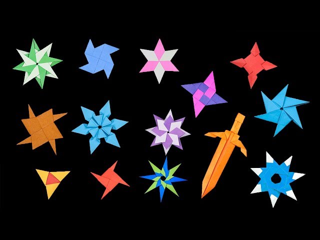 Easy Origami Ninja Star Tutorial - Paper Kawaii