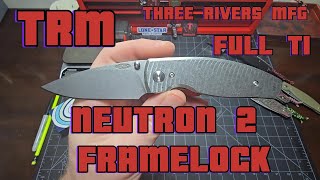Three Rivers MFG / TRM Neutron 2 Famelock - Radial Milled Titanium - Tiktok Giveaway!!!
