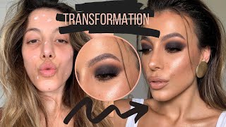 BLACK SMOKEY EYE FULL TRANSFORMATION