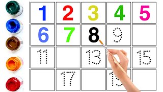 One Two Three Numbers writing and counting| 1 to 20 | Number song