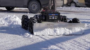 Autonomous Snowplow - Manual Control Testing