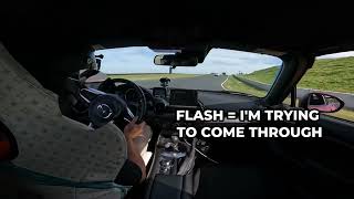 Is Flashing Headlights Too Aggressive at Track Days?