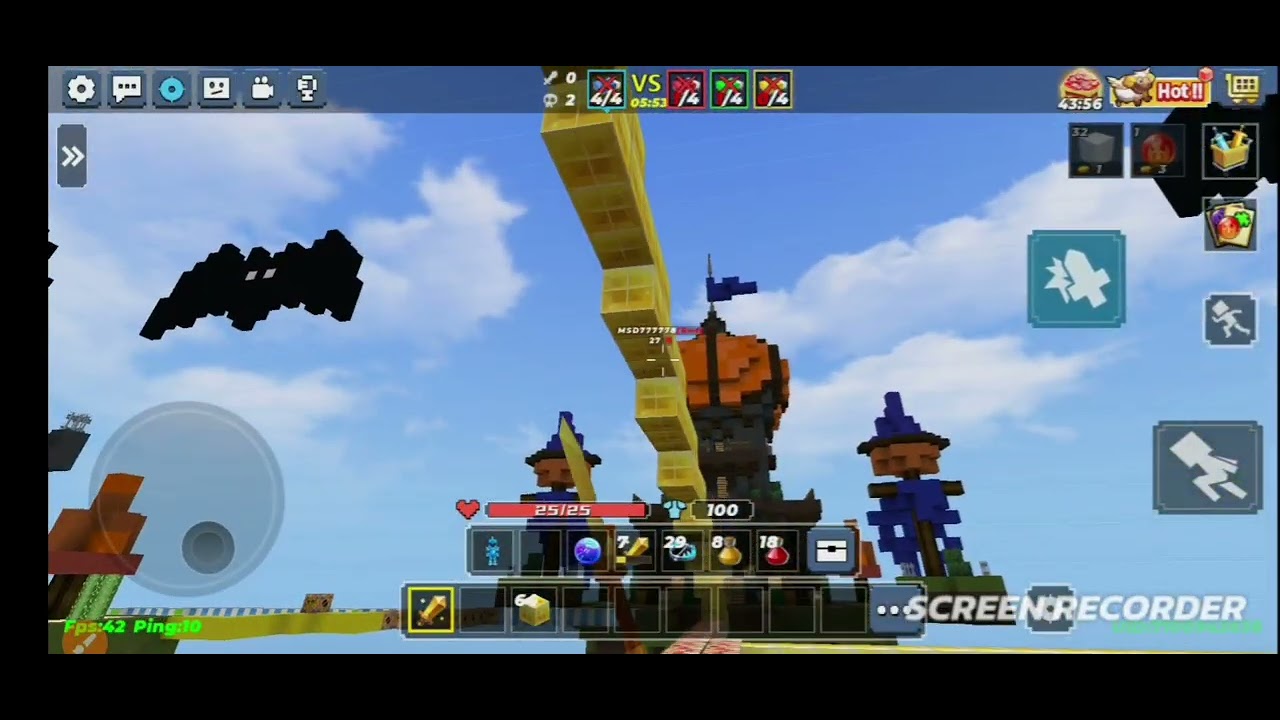 Playing on the Halloween map | 