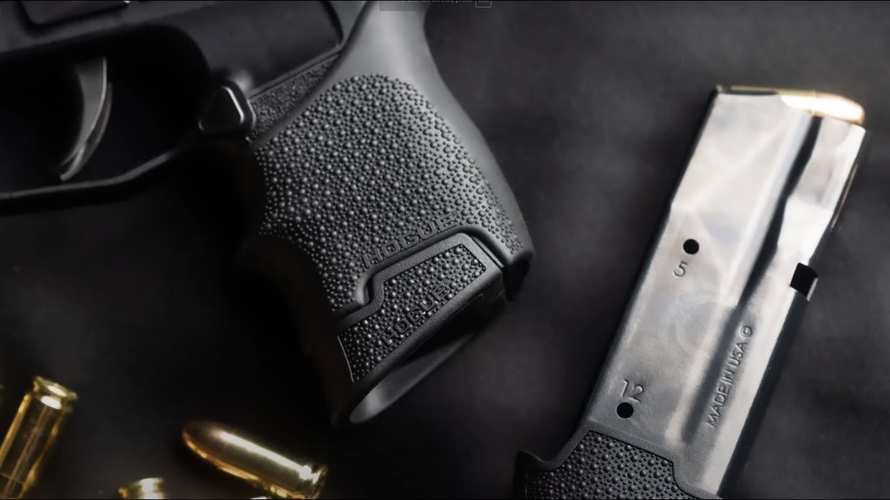 Hogue Rubber Grip Extension Base Pads for SIG SAUER P365 Series Magazines: Installation Demo