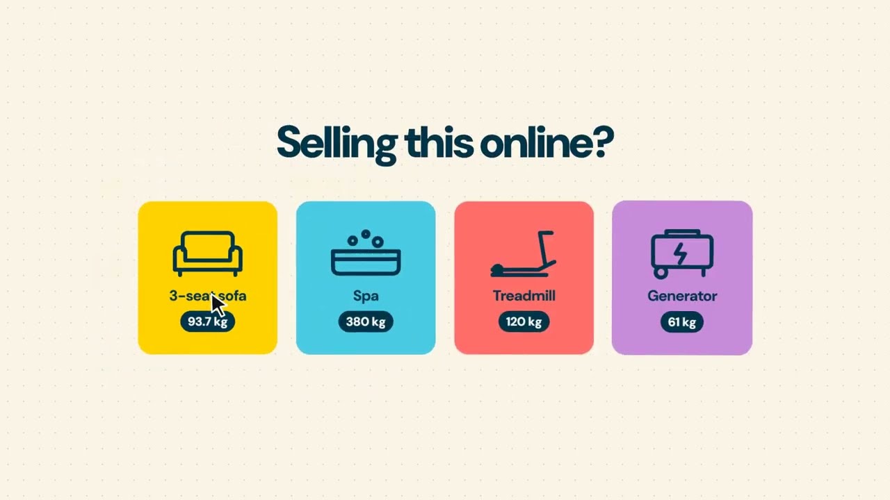Video: Fare Freight shipping app showing live Australian carrier rates at a Shopify and WooCommerce checkout