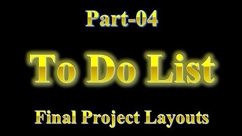 Part04- To Do List (CS619 Final Project) at virtualuniversity