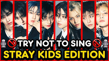 TRY NOT TO SING OR DANCE! 🚫🗣️ [STRAY KIDS EDITION] ❤️🖤 Popular SKZ Songs ⭐